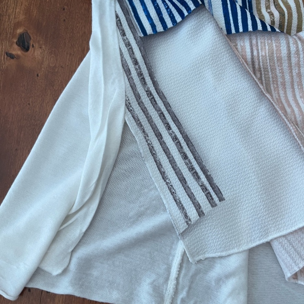 Zara W Collection Ivory Art to Wear Short Sleeved Top - Picture 6 of 6